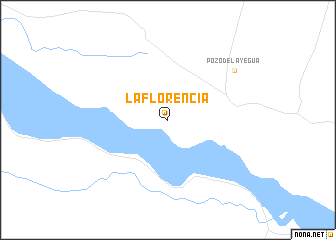 map of La Florencia