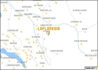 map of La Floresia