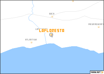 map of La Floresta