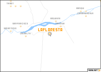 map of La Floresta