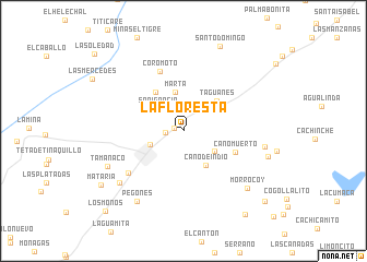 map of La Floresta