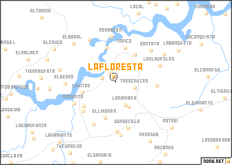 map of La Floresta