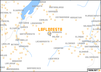 map of La Floresta