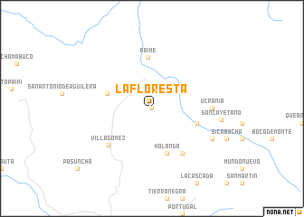 map of La Floresta