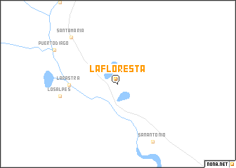 map of La Floresta