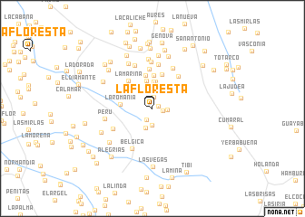 map of La Floresta