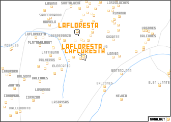 map of La Floresta