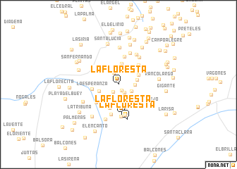 map of La Floresta