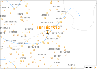 map of La Floresta