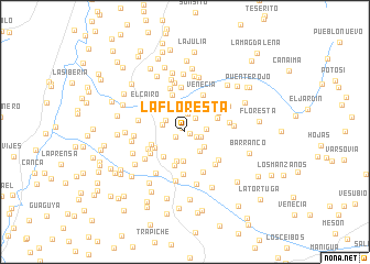 map of La Floresta