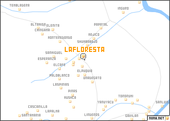 map of La Floresta