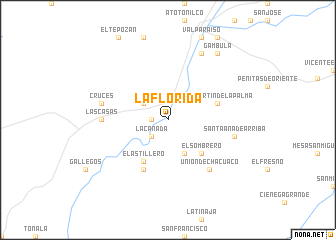 map of La Florida