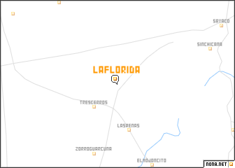 map of La Florida