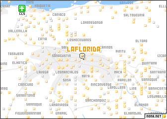 map of La Florida