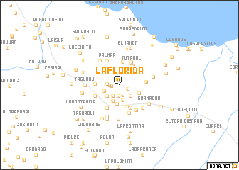 map of La Florida