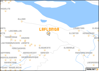 map of La Florida