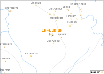 map of La Florida