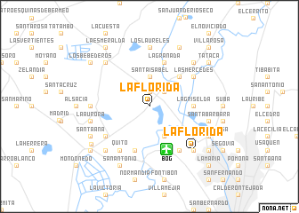 map of La Florida