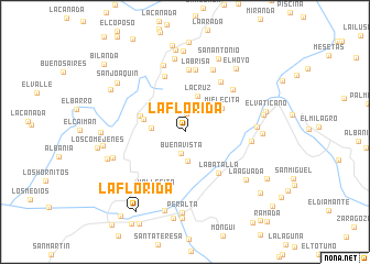 map of La Florida