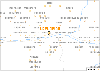 map of La Florida