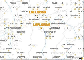 map of La Florida