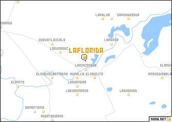 map of La Florida