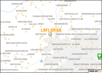 map of La Florida