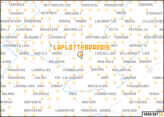 map of La Flotte à Parois