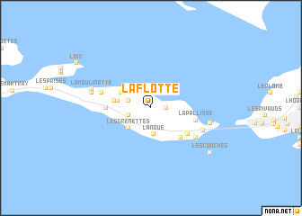 map of La Flotte