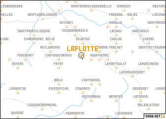 map of La Flotte