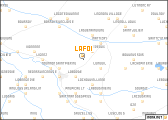 map of La Foi