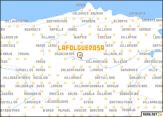 map of La Folguerosa