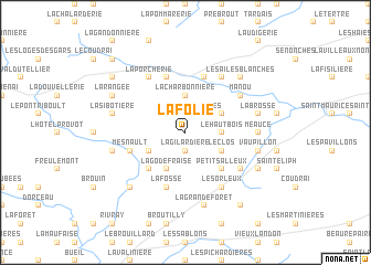 map of La Folie