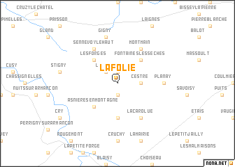 map of La Folie
