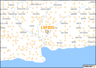 map of Lafond