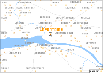 map of La Fontaine