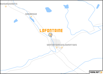 map of Lafontaine