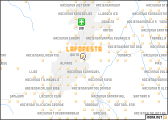 map of La Foresta