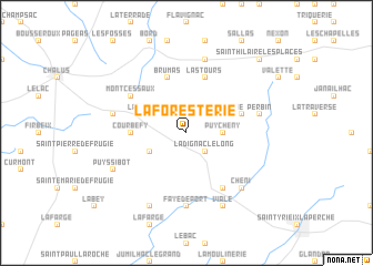 map of La Foresterie