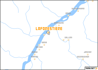 map of La Forestière