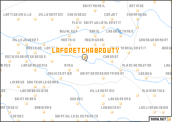 map of La Forêt-Chabrouty