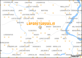 map of La Forêt Gasselin