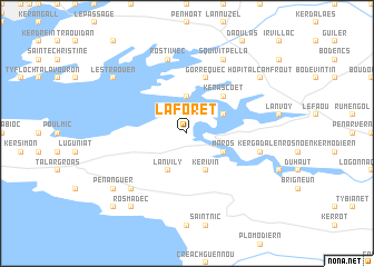 map of La Forêt