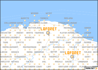 map of La Forêt