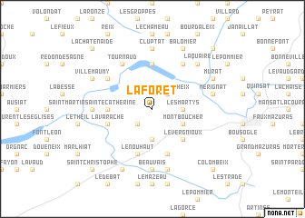 map of La Forêt