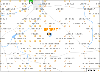 map of La Forêt