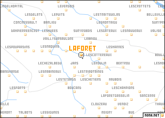 map of La Forêt