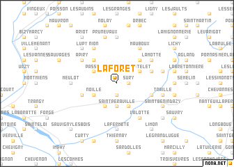 map of La Forêt