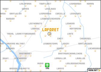 map of La Forêt