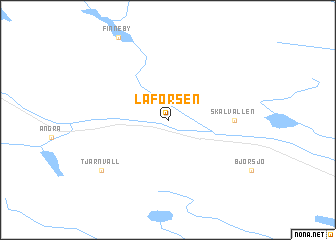 map of Laforsen